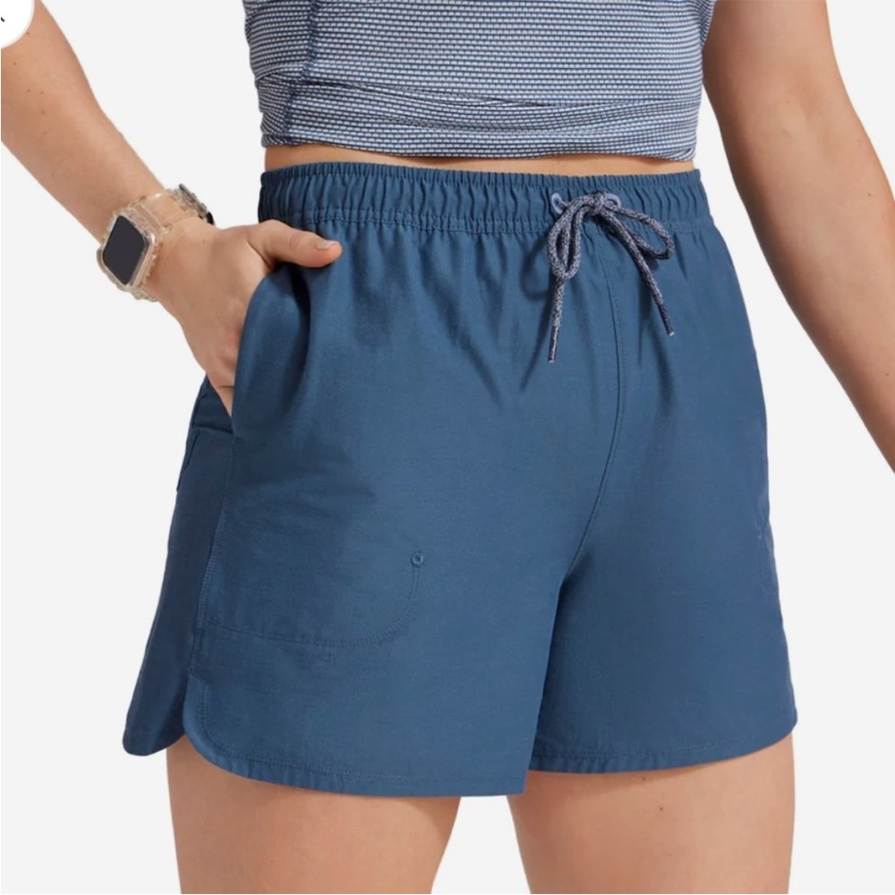 Allbirds Natural Run Shorts in Blue Grey Shadow